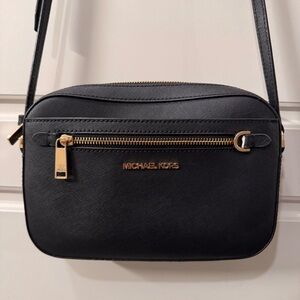 Michael Kors Jet Set Saffiano Leather Crossbody Bag